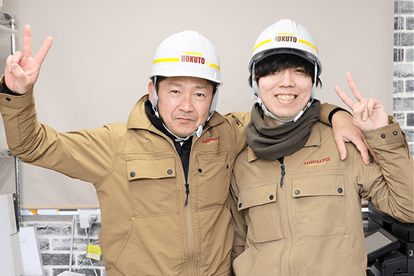 チームワーク抜群